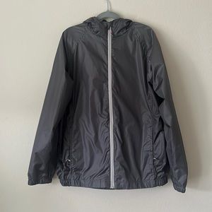 ALPS SWISS girls size m(10/12) gray rain jacket
